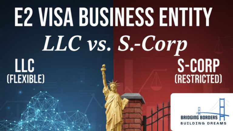 E2 Visa LLC vs S-Corp